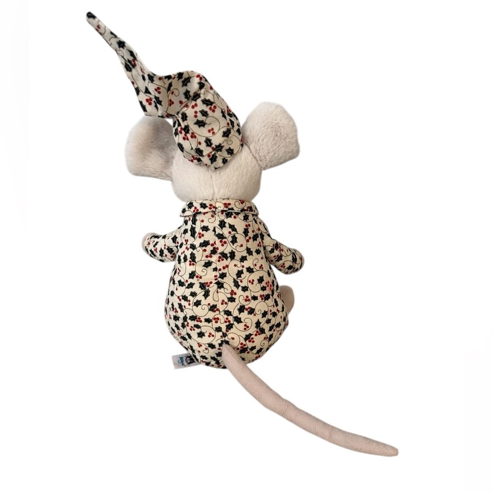 Jellycat London Bedtime Merry Mouse Holly Berry Christmas Pajamas Plush - Picture 4 of 6